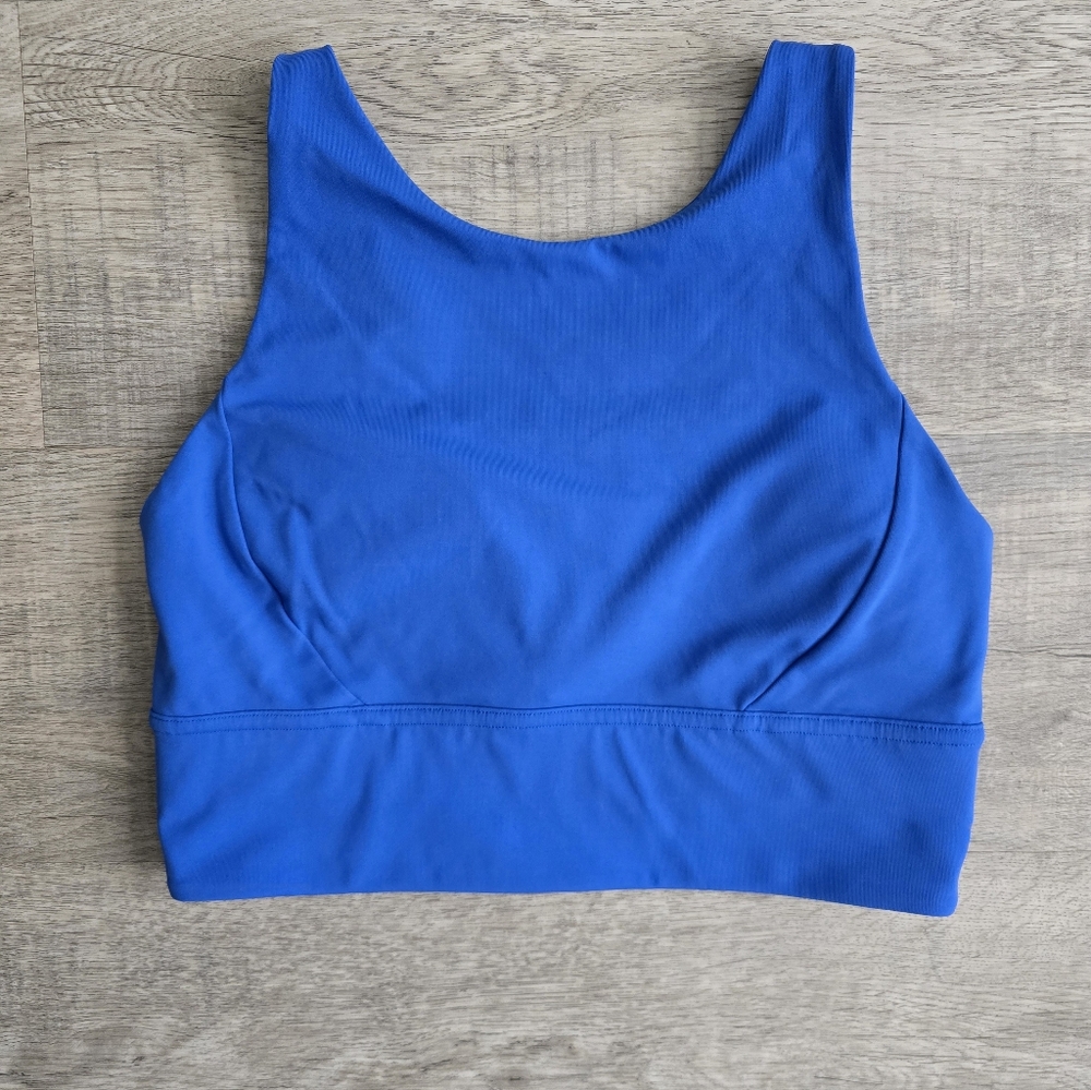 Lululemon Stronger as One Long Line Bra Blue